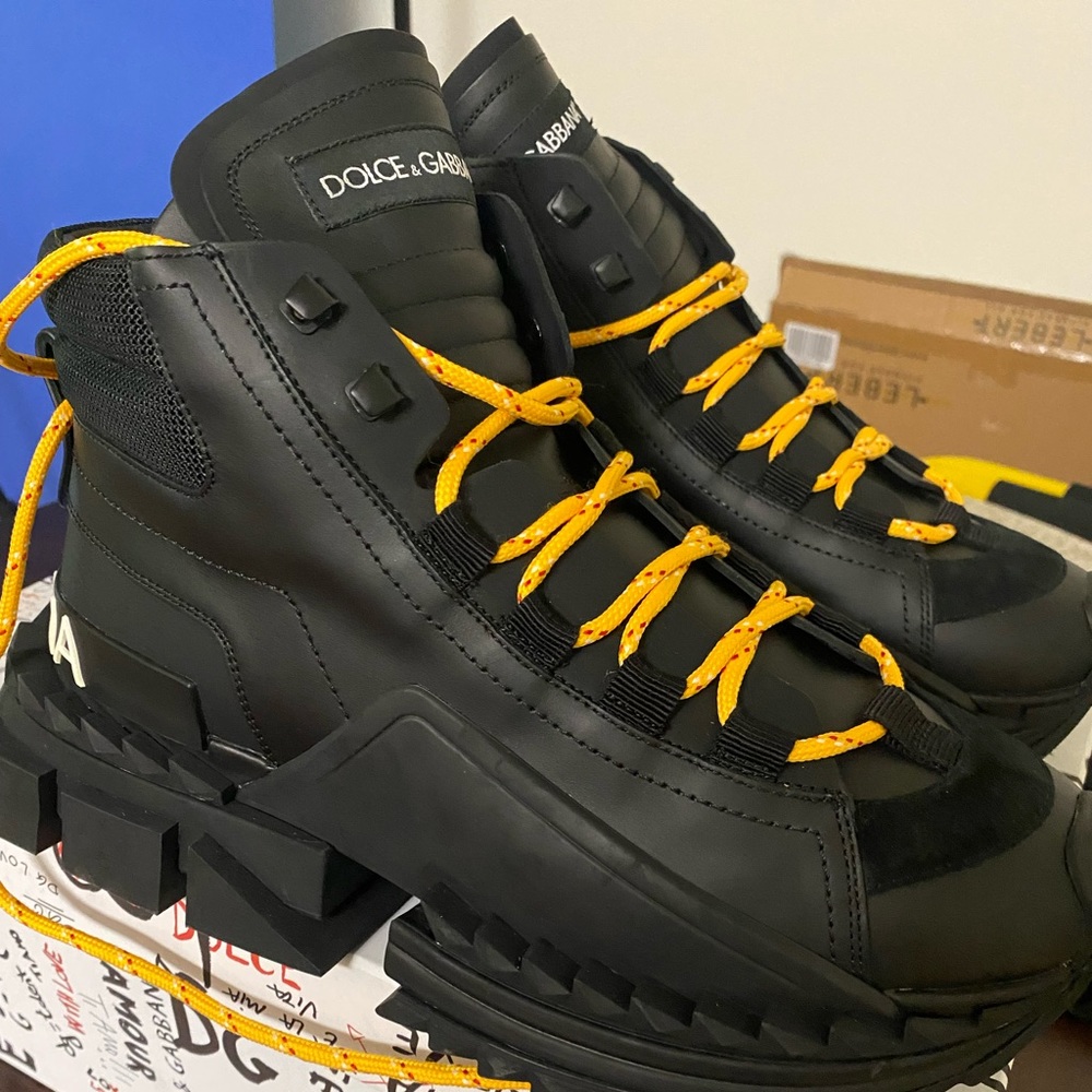 Mens Dolce and Gabbana sneaker boot